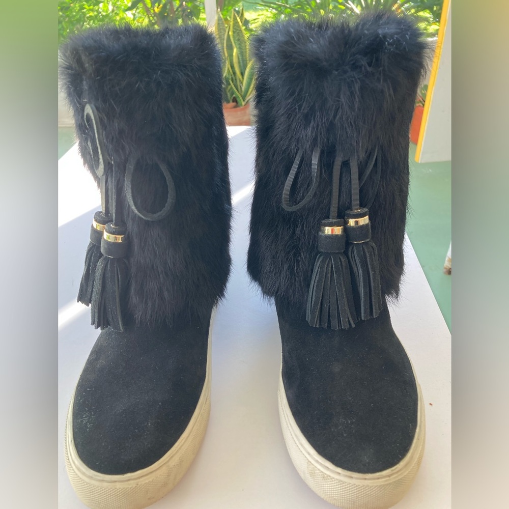 Tory Burch Angelina fur boots